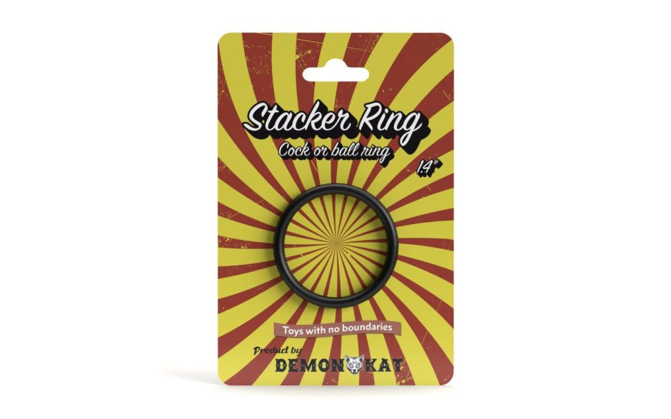 Demon Kat Stacker Stretchy Silicone Cock Ring - - Stretchy Cock Rings