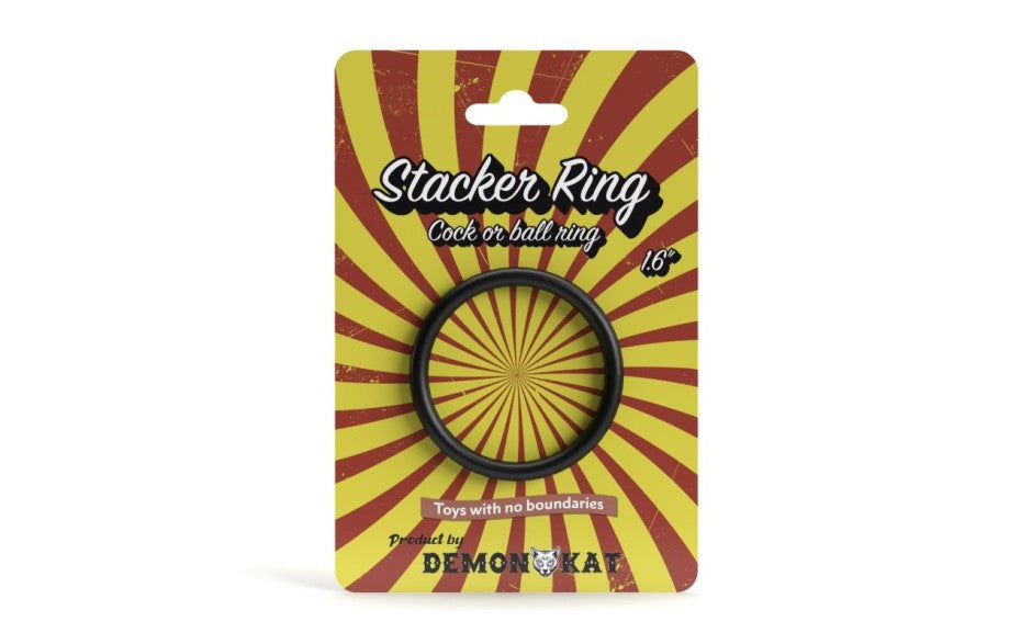 Demon Kat Stacker Stretchy Silicone Cock Ring - - Stretchy Cock Rings