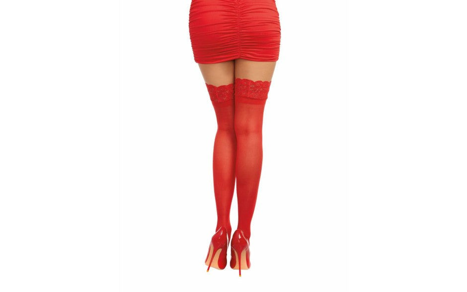 Dreamgirl Sexy Lace Top Thigh High Stockings - - Hosiery