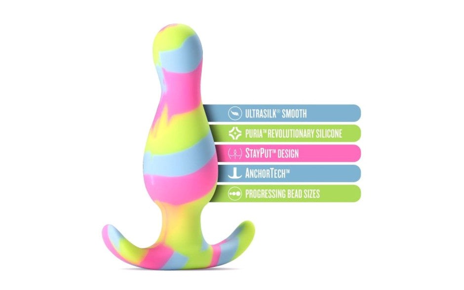 Avant Kaleido Tapered Head Silicone Butt Plug - - Butt Plugs