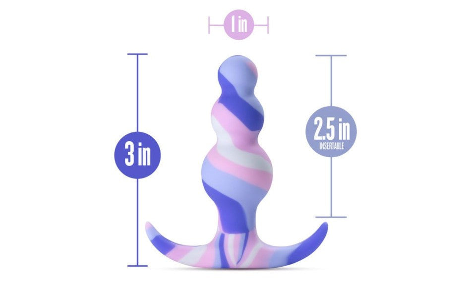 Avant Twilight Silicone Anal Plug Blue - - Butt Plugs