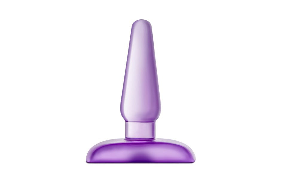 B Yours Eclipse Anal Pleaser Butt Plug Small Purple - - Butt Plugs