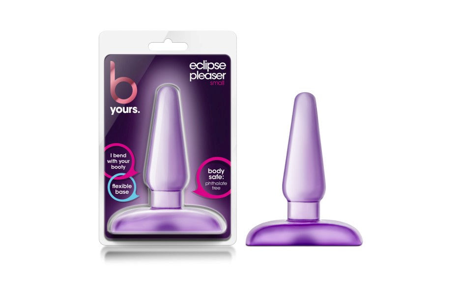 B Yours Eclipse Anal Pleaser Butt Plug Small Purple - - Butt Plugs