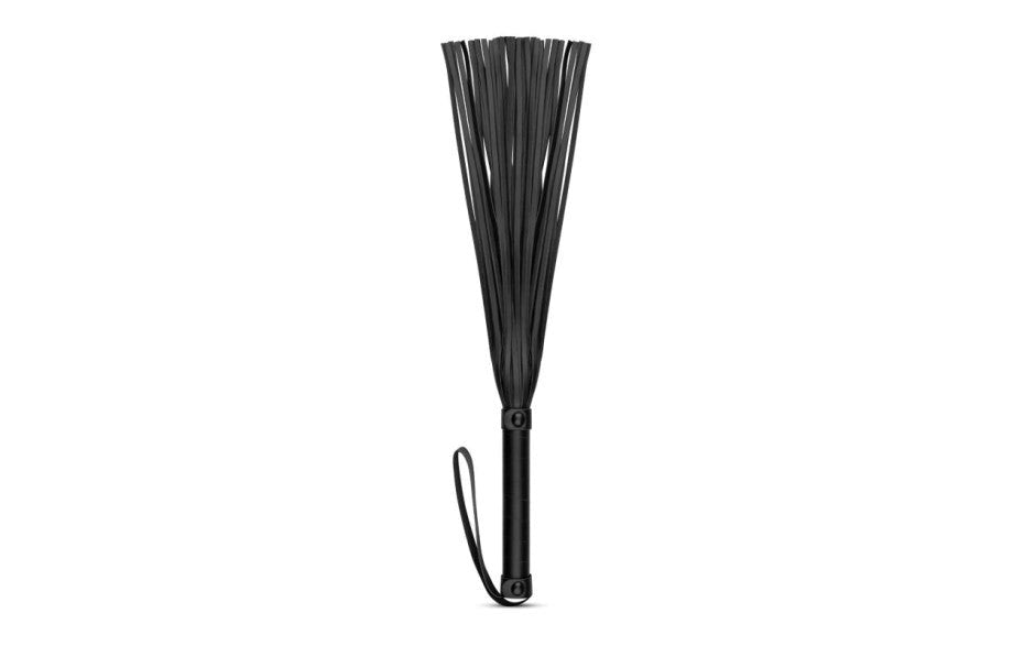 Bedroom Fantasies Faux Leather BDSM Flogger Black - - Whips And Crops