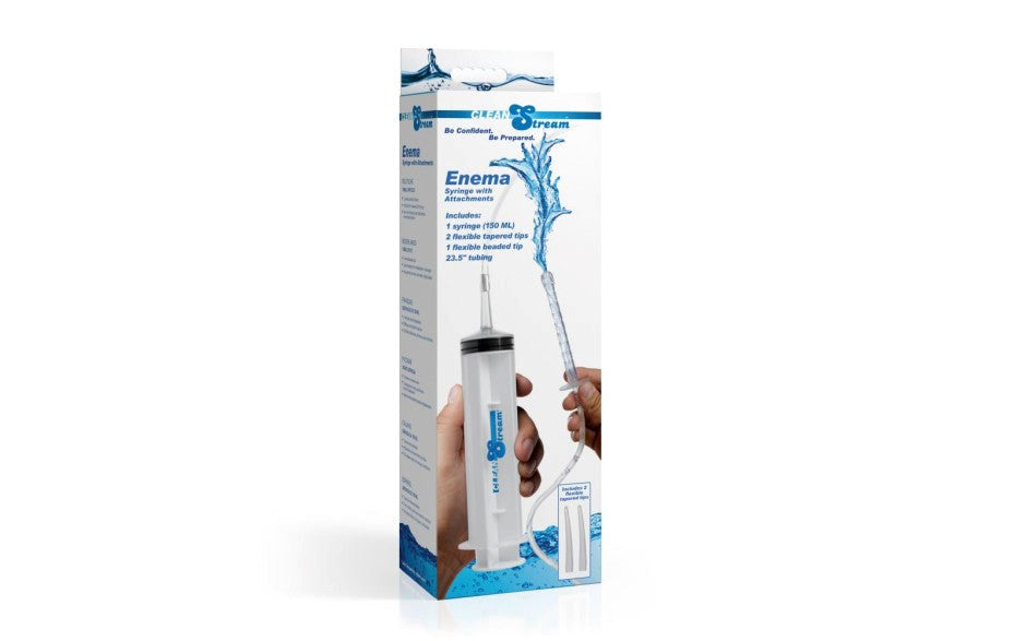 CleanStream Enema Syringe With Attachments - - Enemas and Douches
