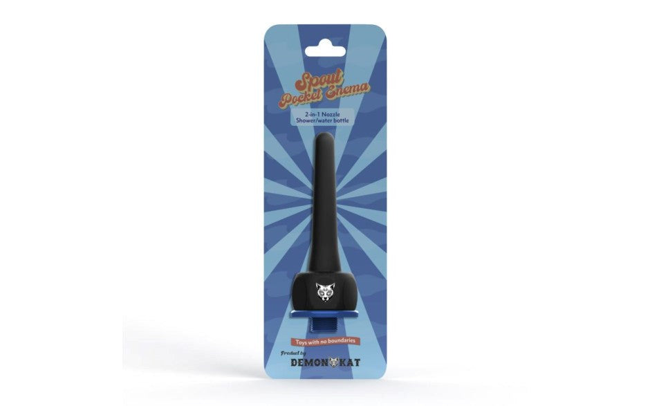 Demon Kat Spout Pocket Enema System - - Enemas and Douches