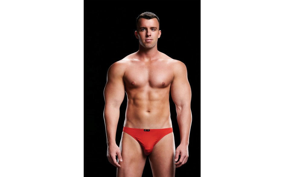 Envy Low Rise Moonshine Mens Brief Red - - Mens Briefs And Boxers