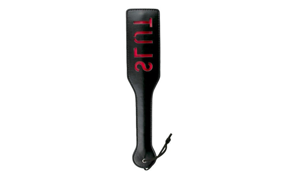 Fetish Collection Fetish Play Slut Paddle Black - - Paddles And Slappers