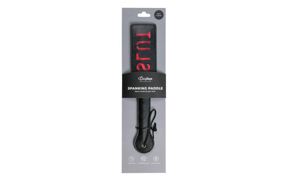 Fetish Collection Fetish Play Slut Paddle Black - - Paddles And Slappers
