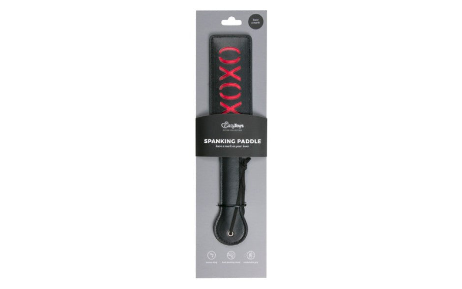 Fetish Collection XOXO BDSM Play Paddle Black - - Paddles And Slappers