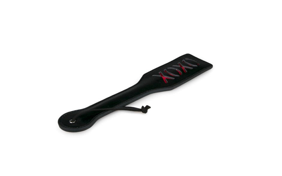Fetish Collection XOXO BDSM Play Paddle Black - - Paddles And Slappers