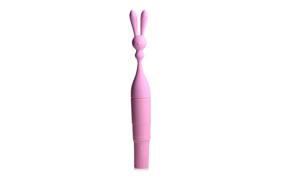 Frisky Bunny Rocket Multi Function Silicone Vibrator - - Personal Massagers