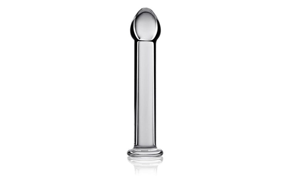 Glass Romance 1 Glass Dildo 7 Inch Clear - - Glass Sex Toys