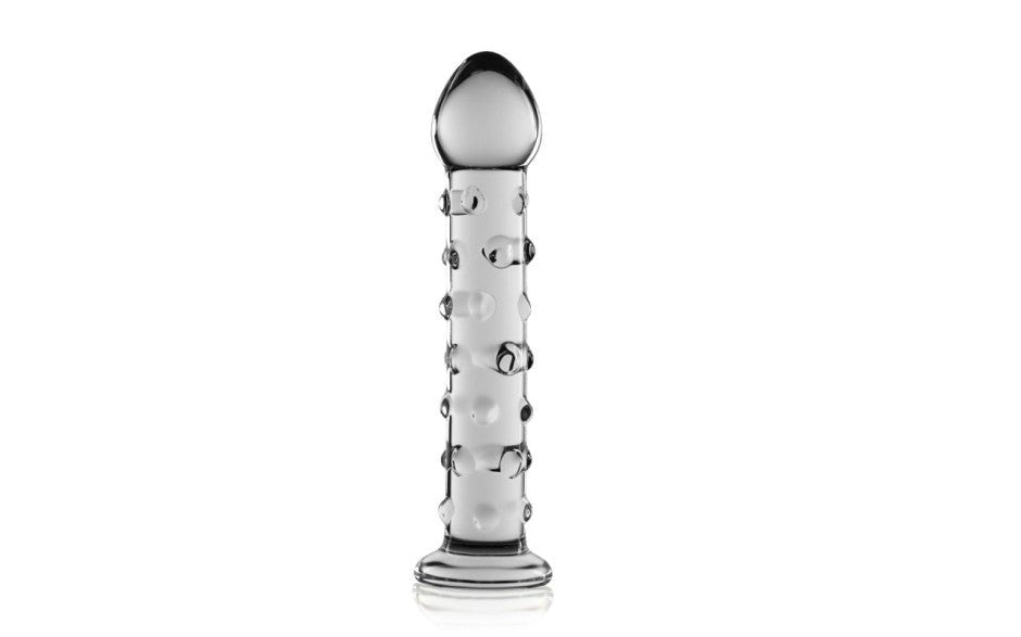 Glass Romance 2 Glass Dildo 7 Inch Clear - - Glass Sex Toys