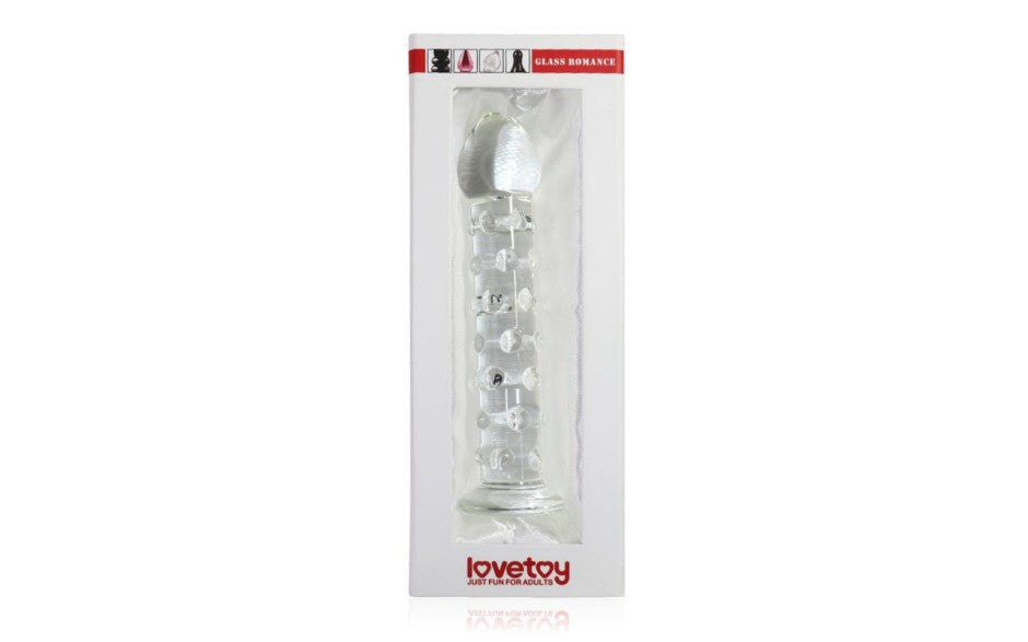 Glass Romance 2 Glass Dildo 7 Inch Clear - - Glass Sex Toys