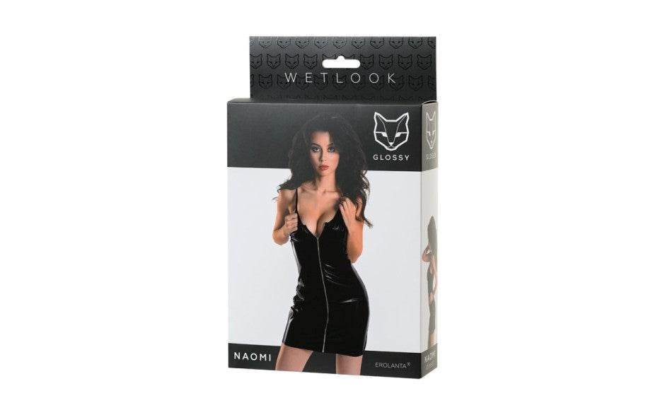 Glossy Naomi Wetlook Womens Dress - - Her Fetish