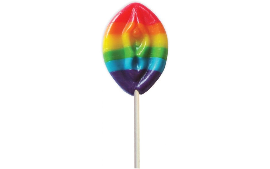 Hott Products Rainbow Pussy Shaped Lollipop - - Party Gifts and Novelties