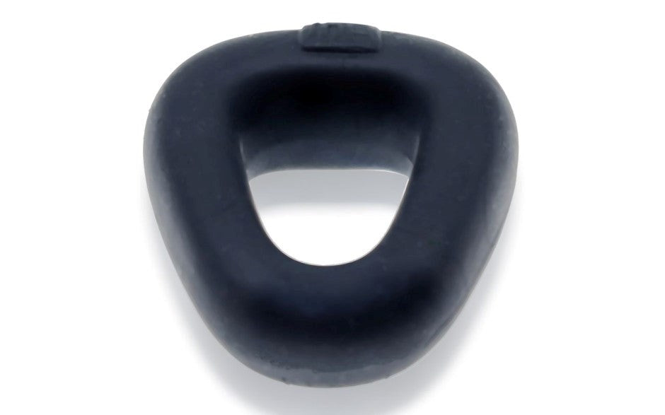 Hunkyjunk Zoid Trapaziod Lifter Stretchy Cock Ring Tar Ice - - Stretchy Cock Rings