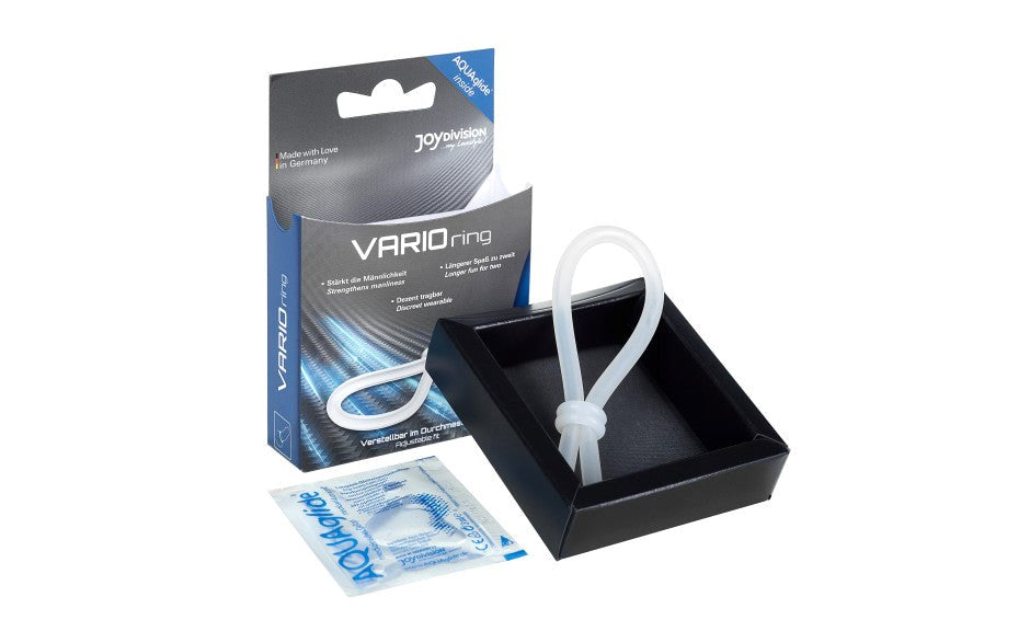 JoyDivision Steplessly Adjustable Silicone VARIOring - - Stretchy Cock Rings