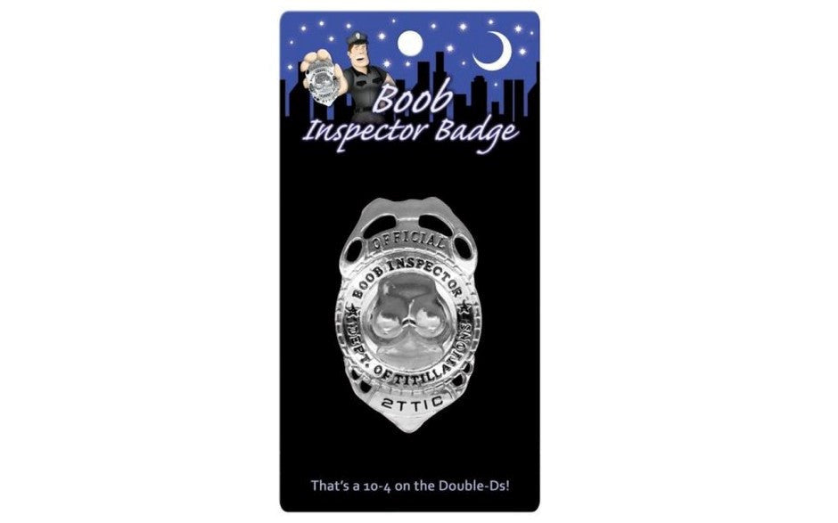 Kheper Novelty Boob Inspector Badge - - Party Gifts and Novelties