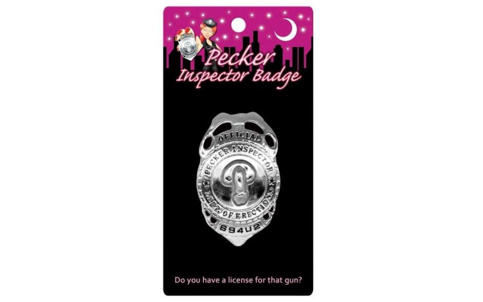 Kheper Novelty Pecker Inspector Badge - - Party Gifts and Novelties