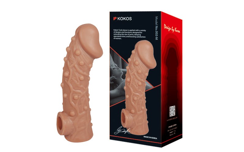 Kokos Stretchy Mens Cock Extender Sleeve 2 - - Penis Sleeves and Extenders