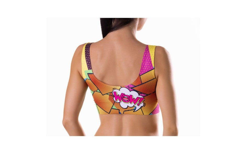 Mememe Lingerie Comics Hot Sexy Womens Crop Top - - Bras and Bra Sets