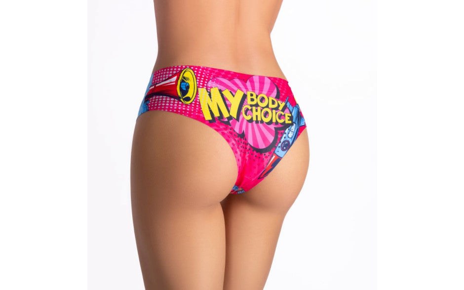 Mememe Lingerie Comics Relax Girl Slip Womens Lingerie - - G-Strings, Panties and Shorts