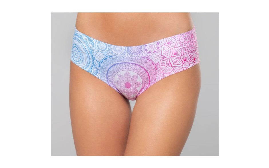 Mememe Lingerie Mandala Emotional Sexy Womens Thong - - G-Strings, Panties and Shorts