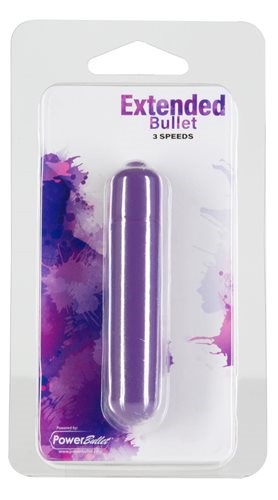 Power Bullet Extended 9 cm 3 Speed Vibrating Bullet Massager - - Bullet Vibrators