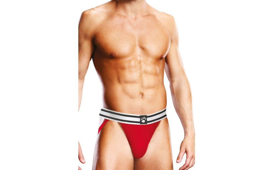 Prowler Simple and Classic Mens Jock Strap Red/White - - Jocks and G-Strings