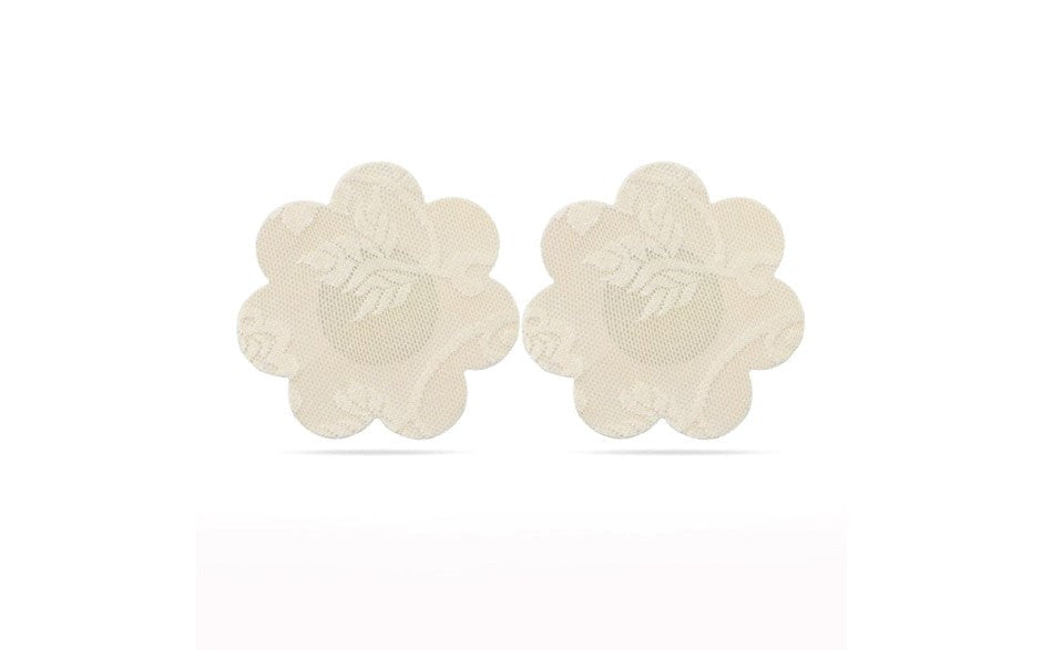 Lovetoy Lace Heart and Flower Womens Nipple Pasties Twin Pack - - Breast and Nipple Toys