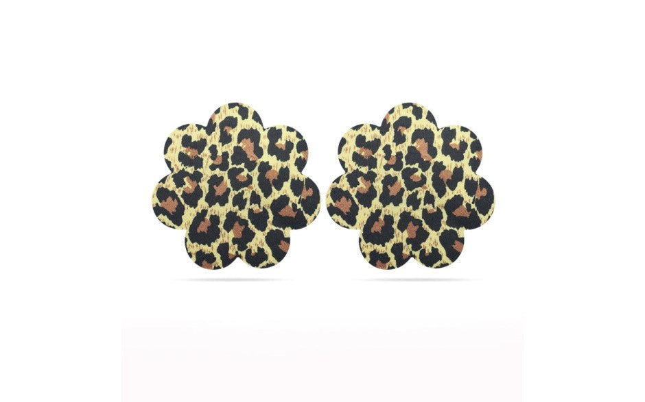 Lovetoy Leopard Sexy Nipple Pasties For Womens Twin Pack - - Breast and Nipple Toys