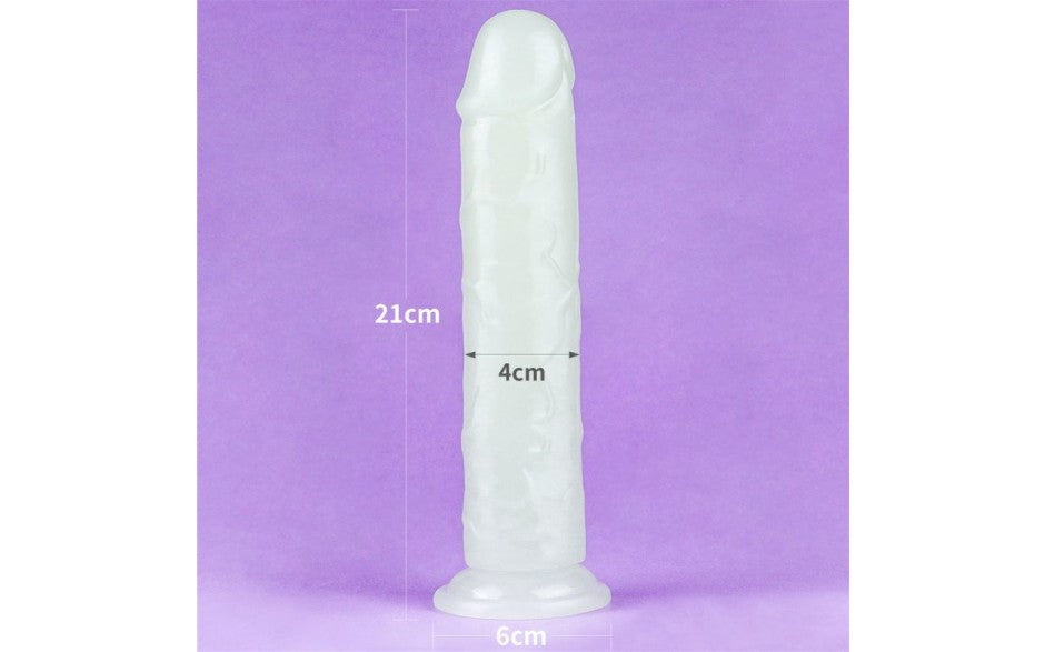 Lovetoy Lumino Play Suction Cup Realistic Dildo 8 Inch - - Realistic Dildos