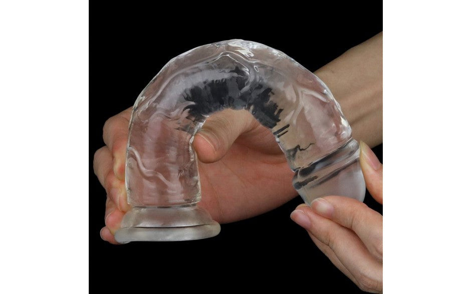Lovetoy Super Realistic Clear Dildo 7 Inch - - Realistic Dildos