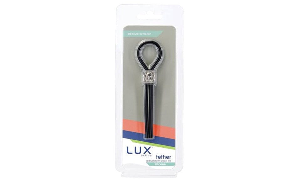 LUX Active Tether Fully Adjustable Cock Tie - - Cock Rings