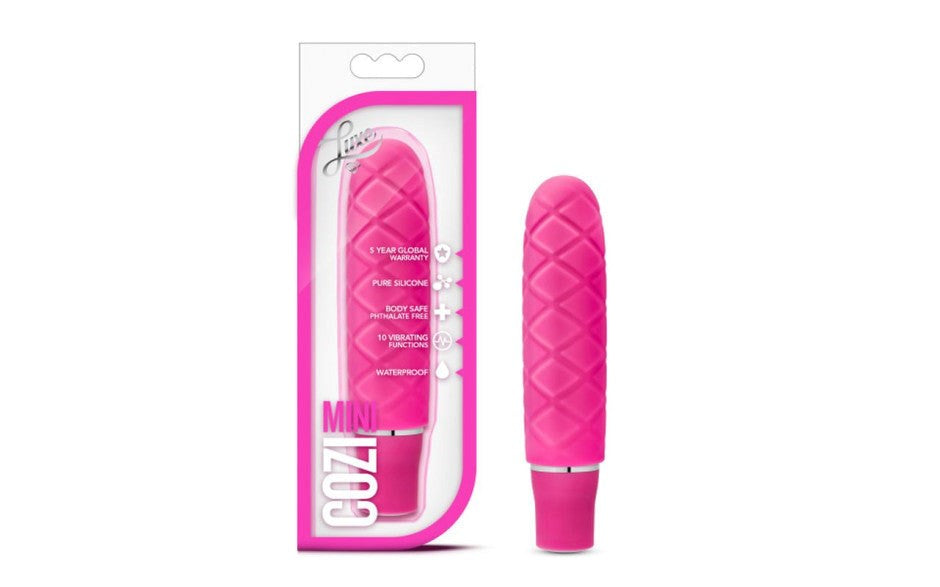 Luxe Cozi Mini Multi Function Bullet Vibrator Pink - - Bullet Vibrators