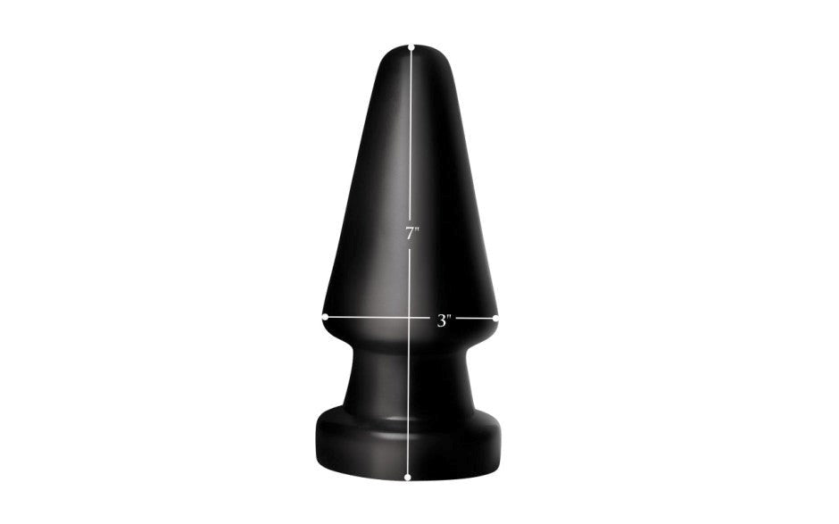 Master Series Ass Max Anal Plug Large Black - - Butt Plugs