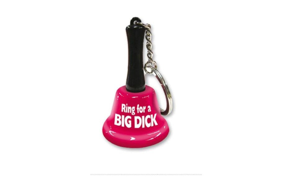 Novelty Ring For A Big Dick Mini Bell Key Chain - - Party Gifts and Novelties