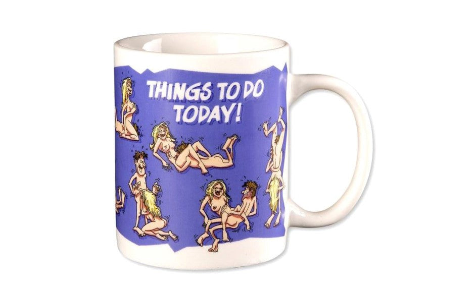 Novelty Things To Do Today Hilarious Coffee Mug - - Party Gifts and Novelties
