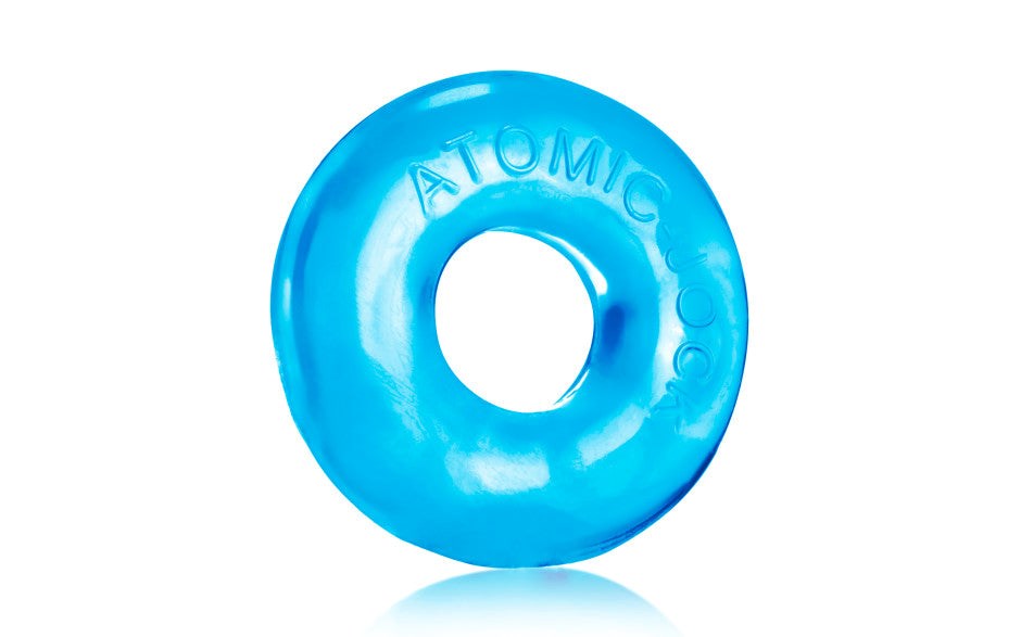 OxBalls Donut 2 Mens Stretchy Cock Ring Large Ice Blue - - Stretchy Cock Rings