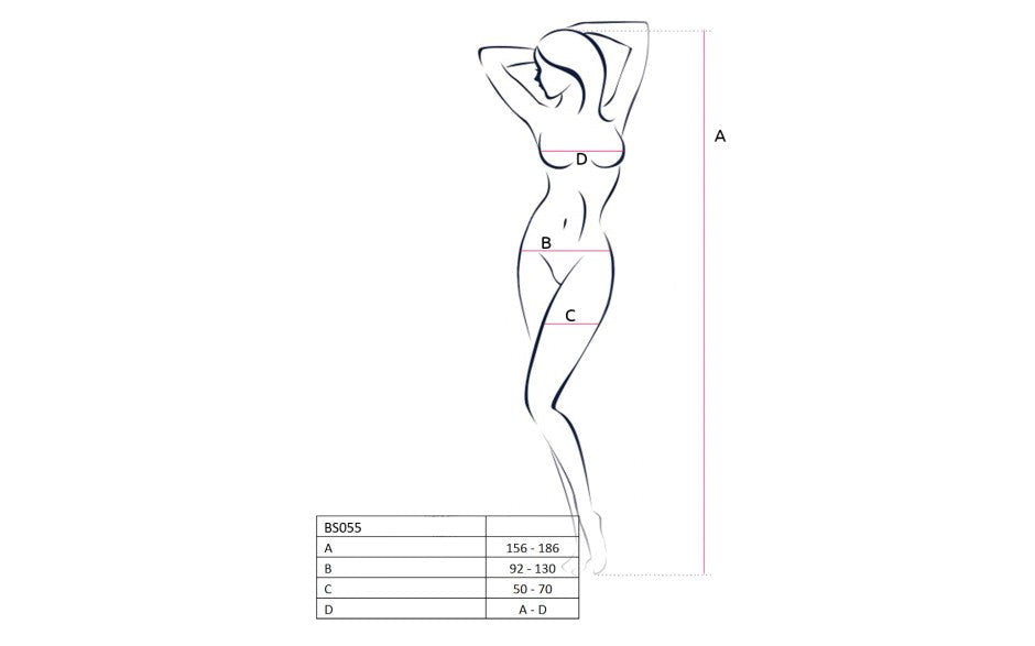 Passion Lingerie Classy and Sexy Womens Bodystocking BS055 One Size White - - Body Stockings