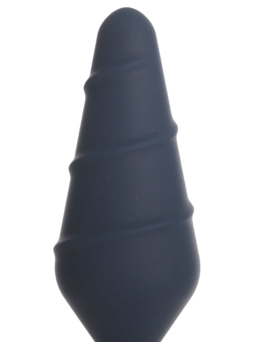BMS Factory Lux Active Twist Silicone Anal Plug Blue - - Butt Plugs
