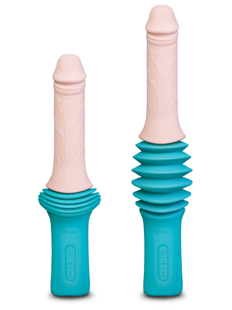 b-Vibe Remote Control Thrusting Dildo Machine - Sex Machines
