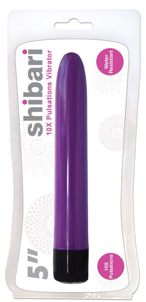 Shibari 10X Pulsations Bullet Vibrator 5 Inches - - Bullet Vibrators