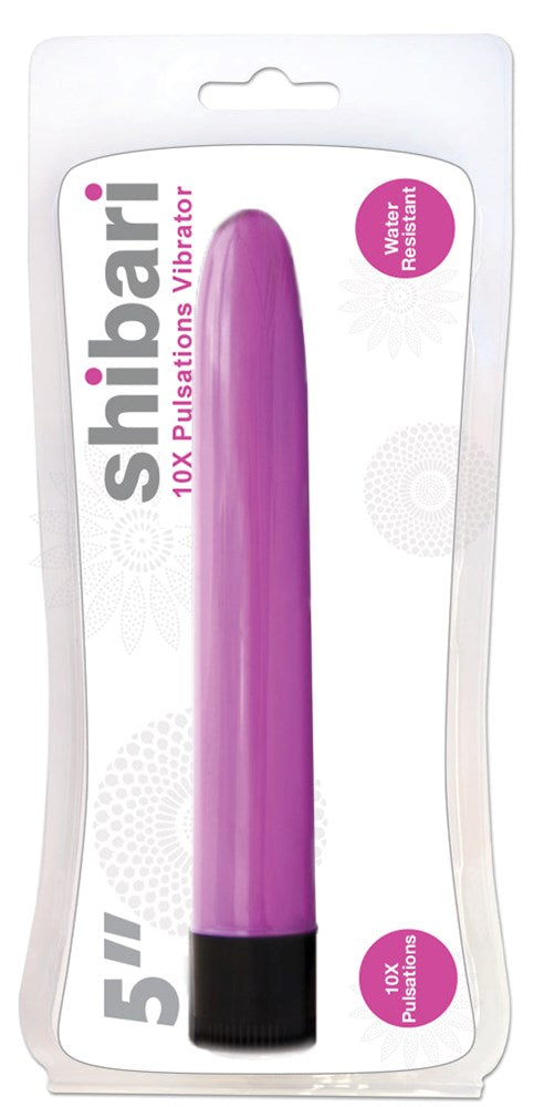 Shibari 10X Pulsations Bullet Vibrator 5 Inches - - Bullet Vibrators