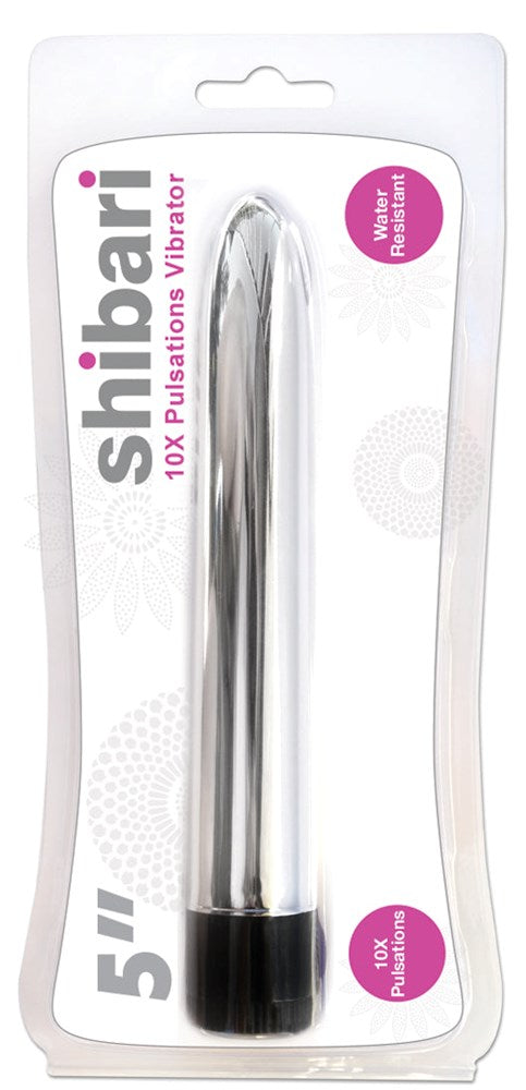 Shibari 10X Pulsations Bullet Vibrator 5 Inches - - Bullet Vibrators