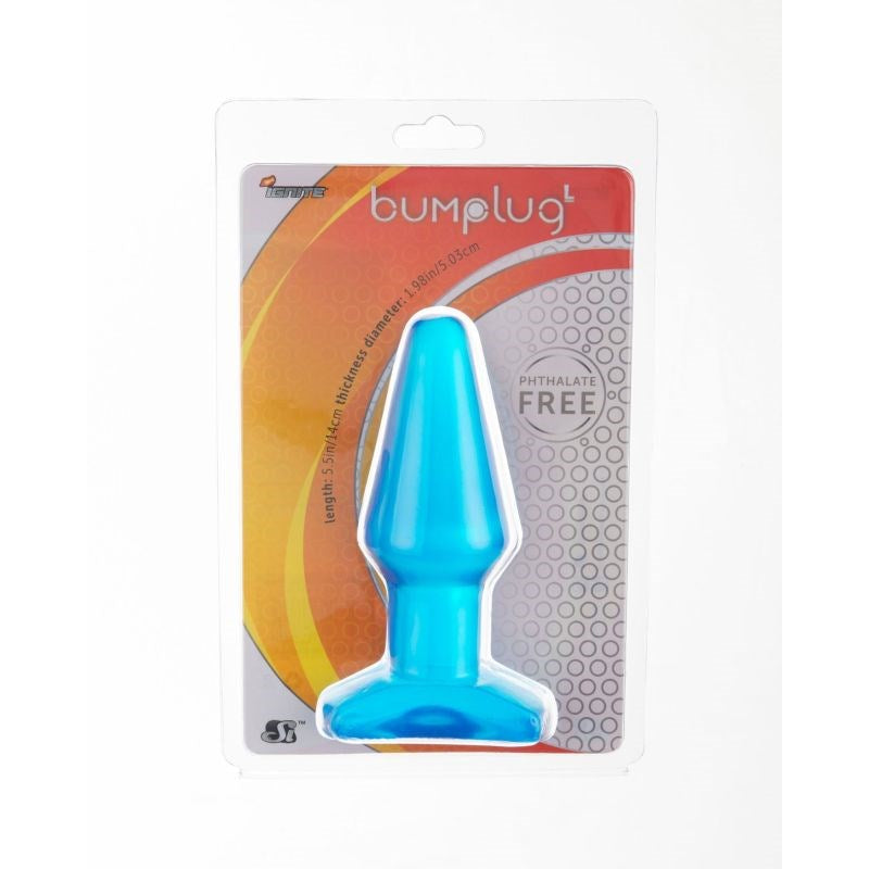 SI Novelties Bum ABS Anal Plug Blue - - Butt Plugs