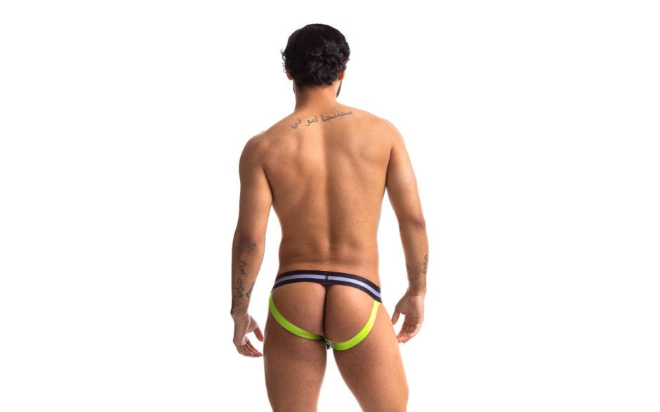 Sport Fucker Jersey Mens Jock Strap Black - - Jocks and G-Strings