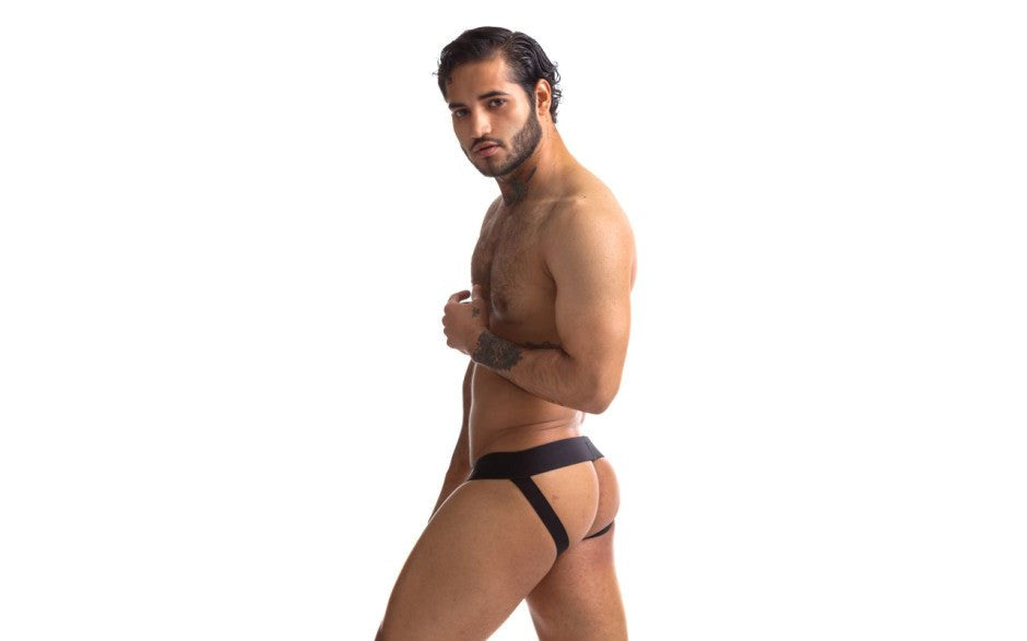 Sport Fucker Jersey Male Jock Strap Black and Green - - Jocks and G-Strings